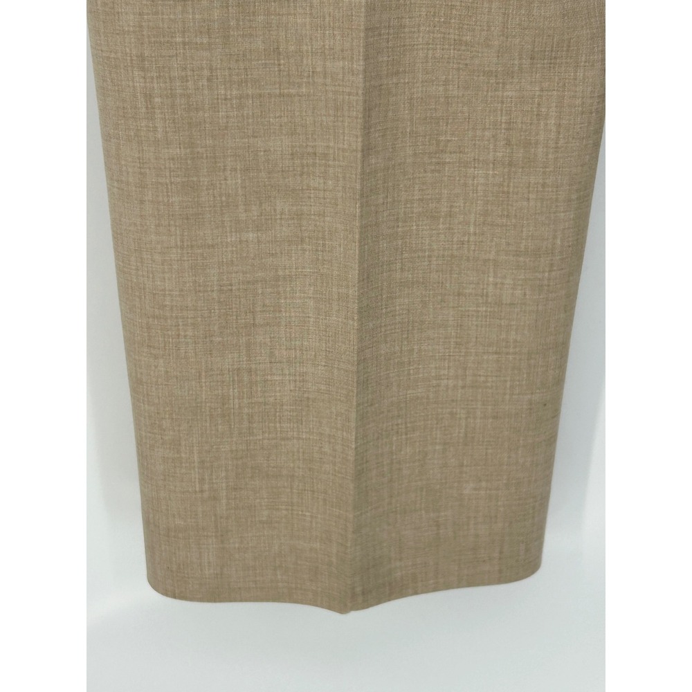 Wilfred Alanya Pant Stretch Suiting High-rise Wide-leg Pant-Heather Oat Beige-12 - Picture 12 of 12